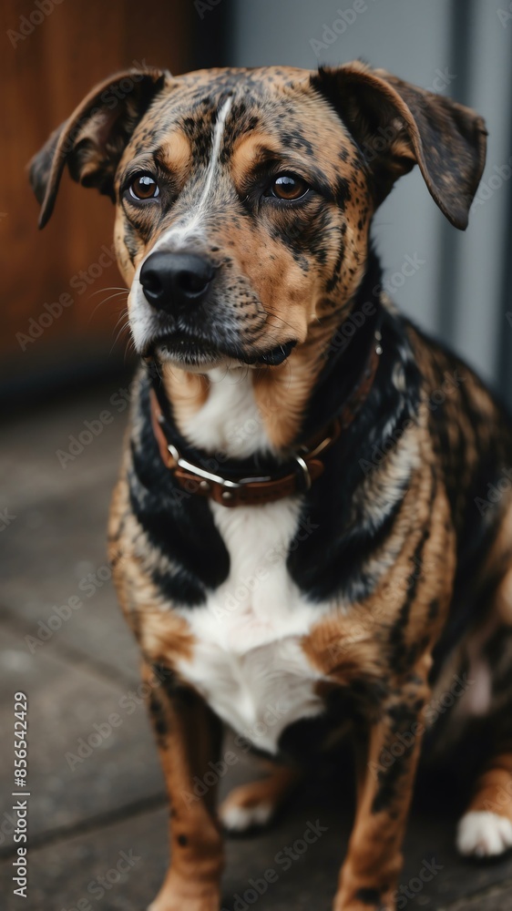 aesthetic image of a brindle patterns dog closeup for background aesthetic image of a brindle patterns dog closeup for background