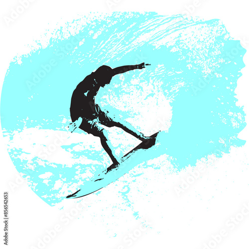 surfista, tabla de surf, vector, surf, ola, surfer, grafico, mar,  deporte