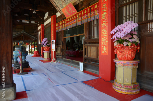 黄檗山萬福寺　水陸法会の大雄宝殿　京都府宇治市 photo