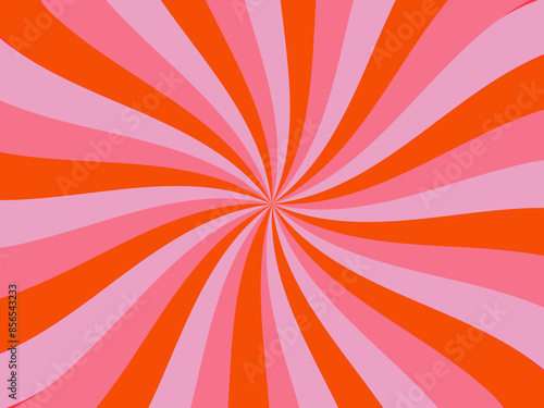 Vintage retro banner background. Colorful grunge wave wallpaper. Vector illustration. Twist party backround pattern.