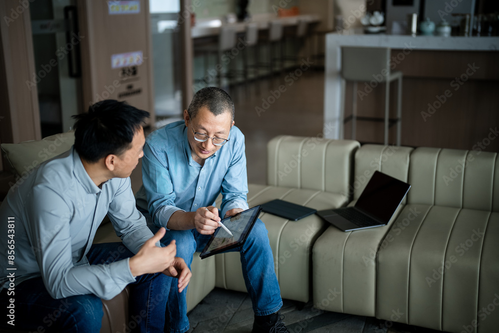 businessman coworking in open office businessman coworking in open office
