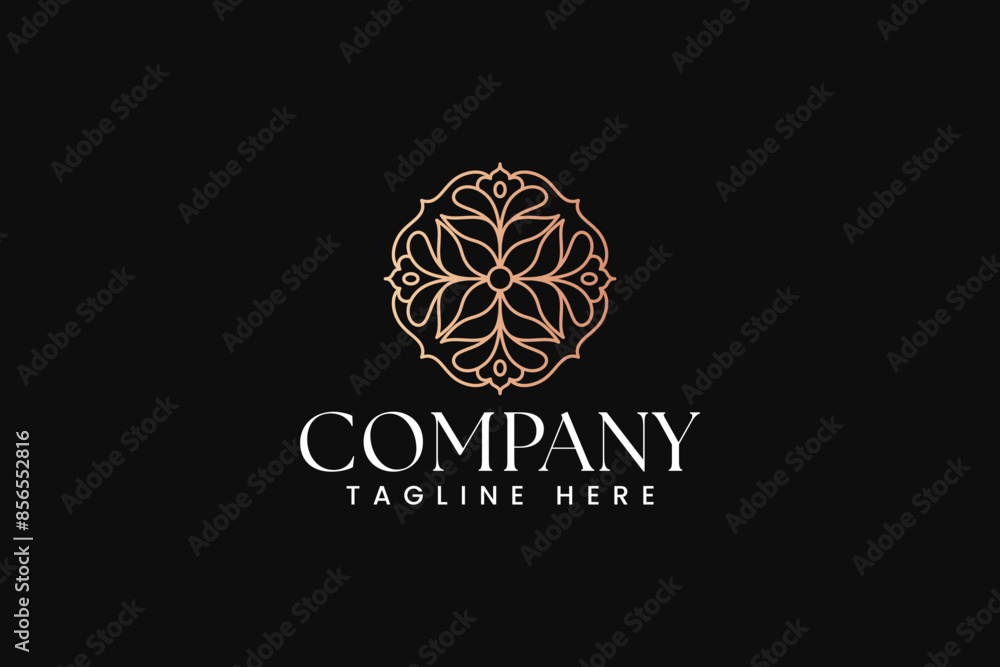 ornament botanic floral and flower abstract logo design for fashion boutique florist business ornament botanic floral and flower abstract logo design for fashion boutique florist business