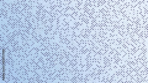 4k dynamic blinking tiles animation, seamless looping. Blue and purple gradient. Abstract technology backdrops