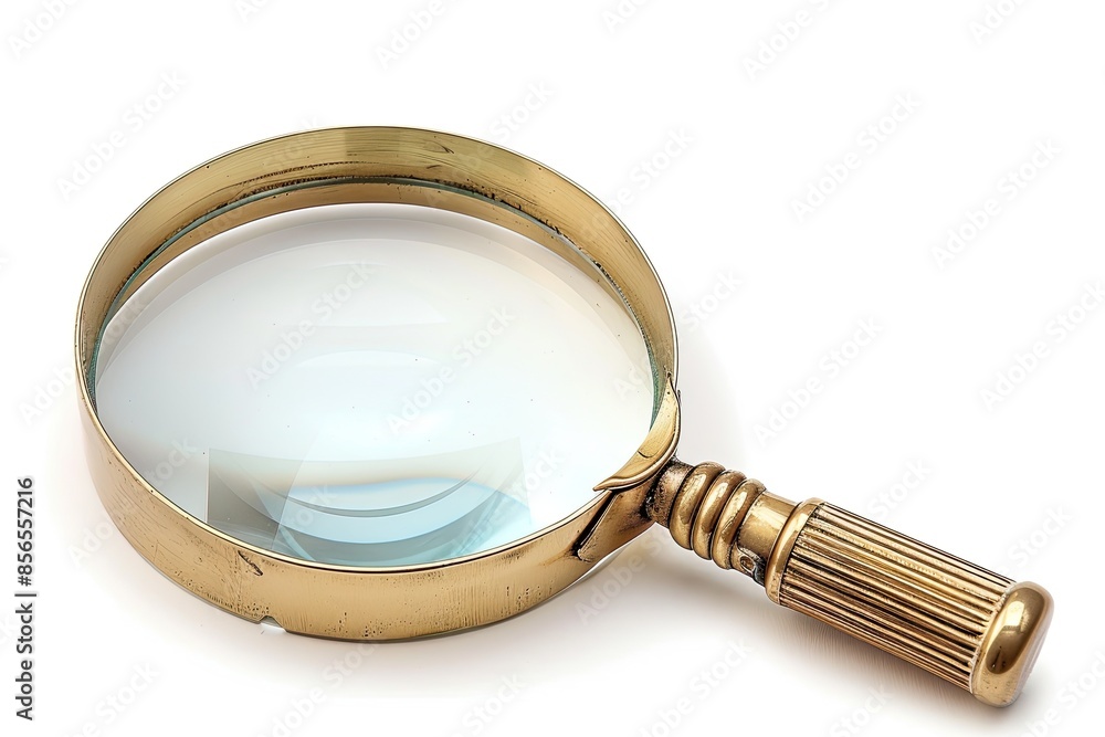 Magnifying glass isolated on a white background Magnifying glass isolated on a white background