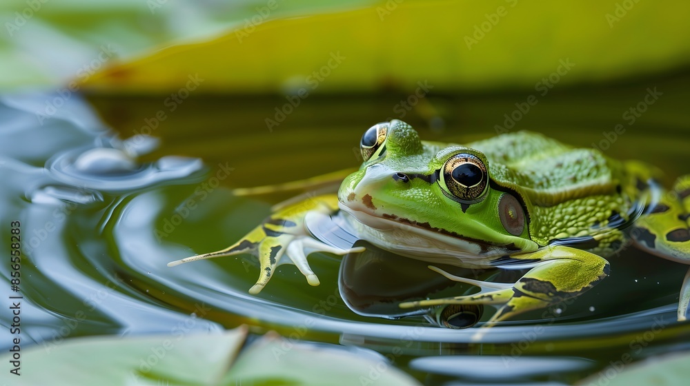 common water frog. 