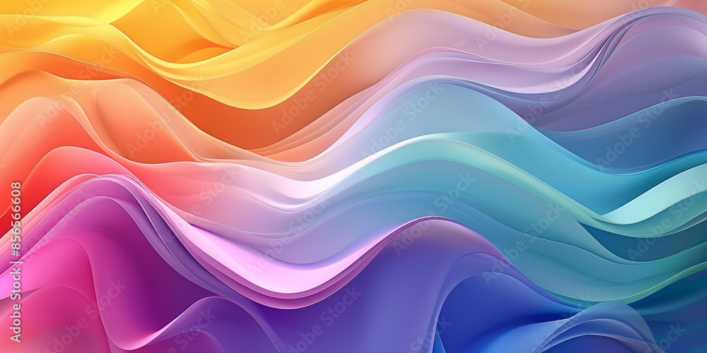 Bunte Linien in 3D Optik für schönen Hintergrund Bunte Linien in 3D Optik für schönen Hintergrund