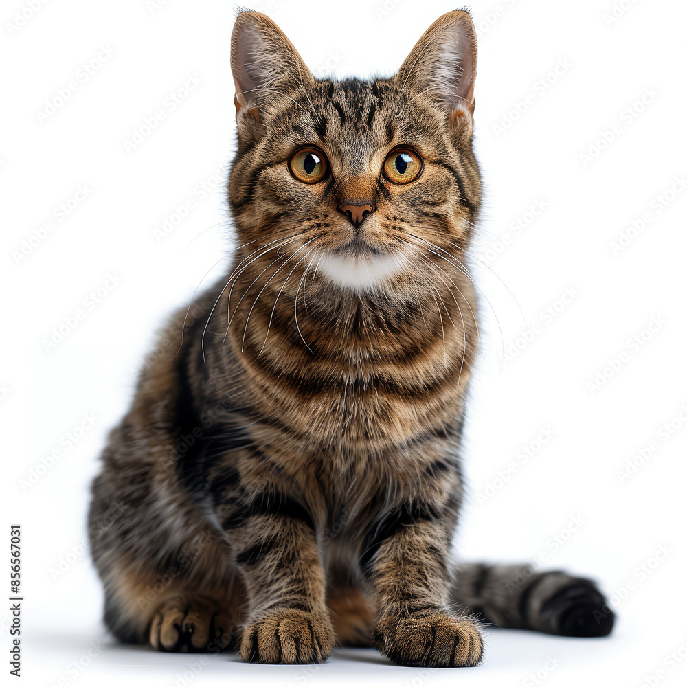 Fototapeta premium Adorable tabby cat