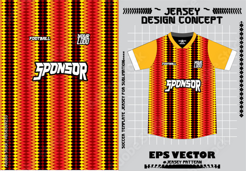 MOCK UP JERSEY SOCCER PATTERN BACKGROUND ABSTRACK