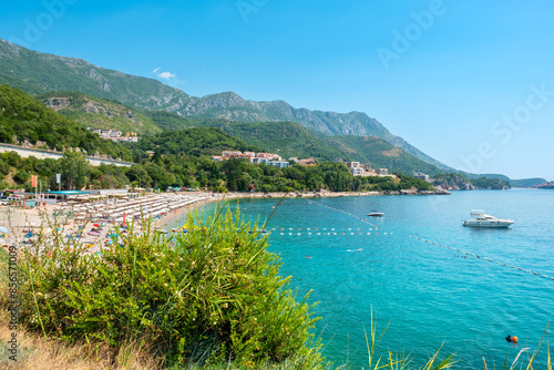 Obraz na płótnie Kamenovo beach. Montenegro w salonie