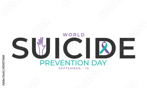 World Suicide Prevention day. background, banner, card, poster, template. Vector illustration.
