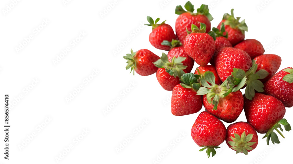 strawberries isolated on white png cutout strawberries isolated on white png cutout