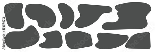Blob shapes. Geometric Shapes, organic blob set.