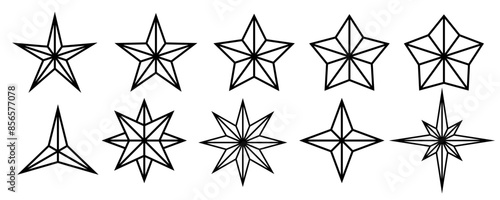 Set rating stars icon badges. Feedback customers. Rank, level of satisfaction rating. Five stars customer product rating review. 5 star rating icon. Vector illustration.