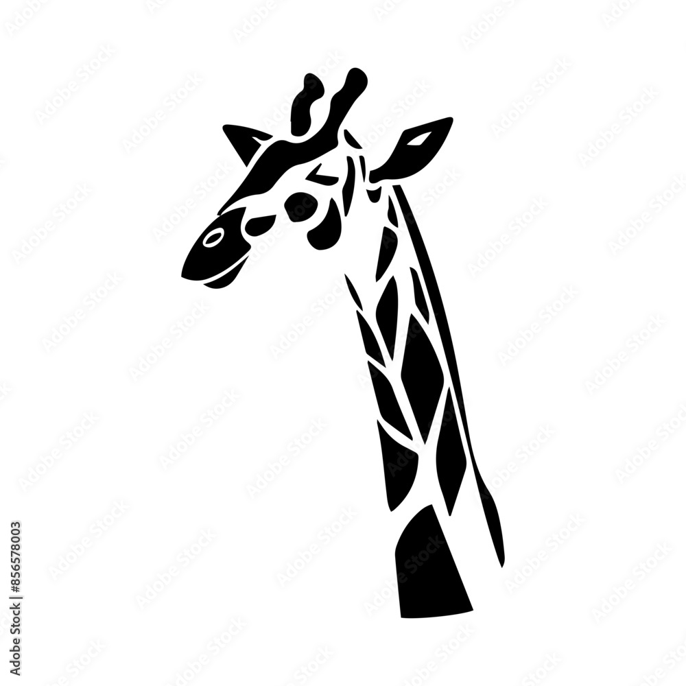 Naklejka premium giraffe illustration