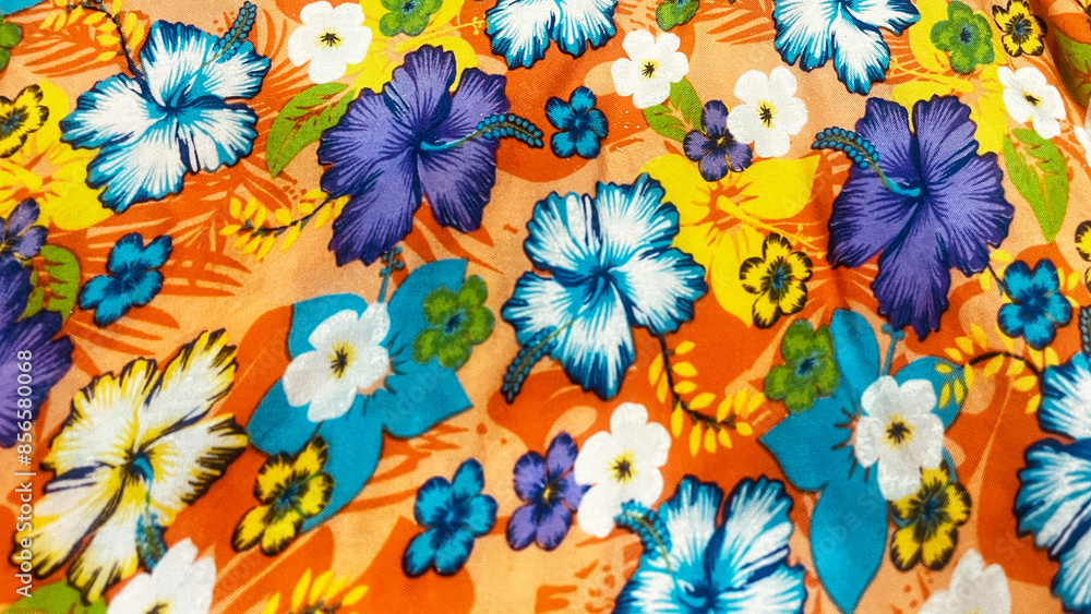 The image depicts a seamless floral pattern featuring colorful flowers and leaves, ideal for spring and summer themes The vibrant and elegant design, with a light background, is perfect for wallpaper, The image depicts a seamless floral pattern featuring colorful flowers and leaves, ideal for spring and summer themes The vibrant and elegant design, with a light background, is perfect for wallpaper,