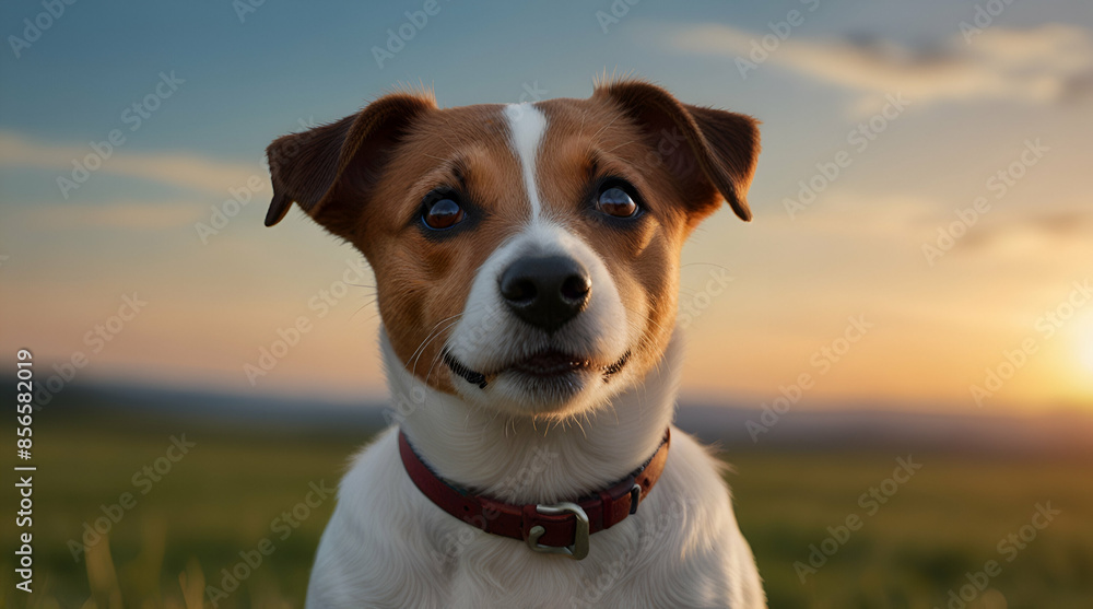 Jack Russell Terrier dog, generative.ai Jack Russell Terrier dog, generative.ai