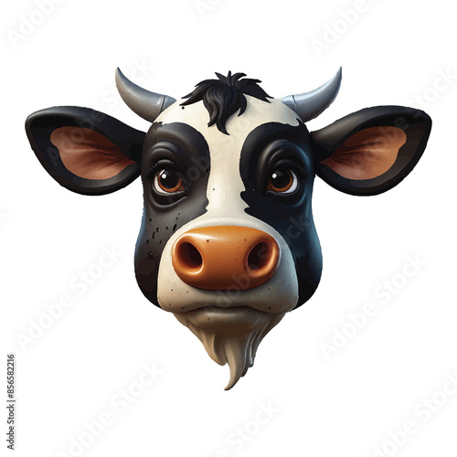 Cow 3D illustration animation design © Hariyadi