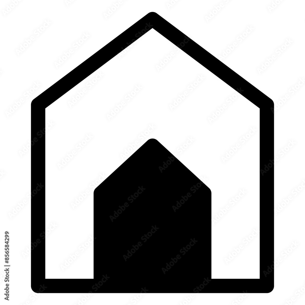 estate glyph icon isolated on white background estate glyph icon isolated on white background