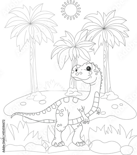 Dinosaur coloring pages  