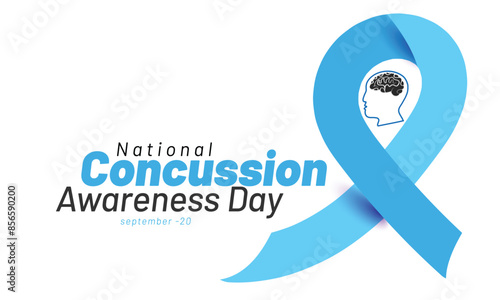 National Concussion Awareness Day. background, banner, card, poster, template. Vector illustration.