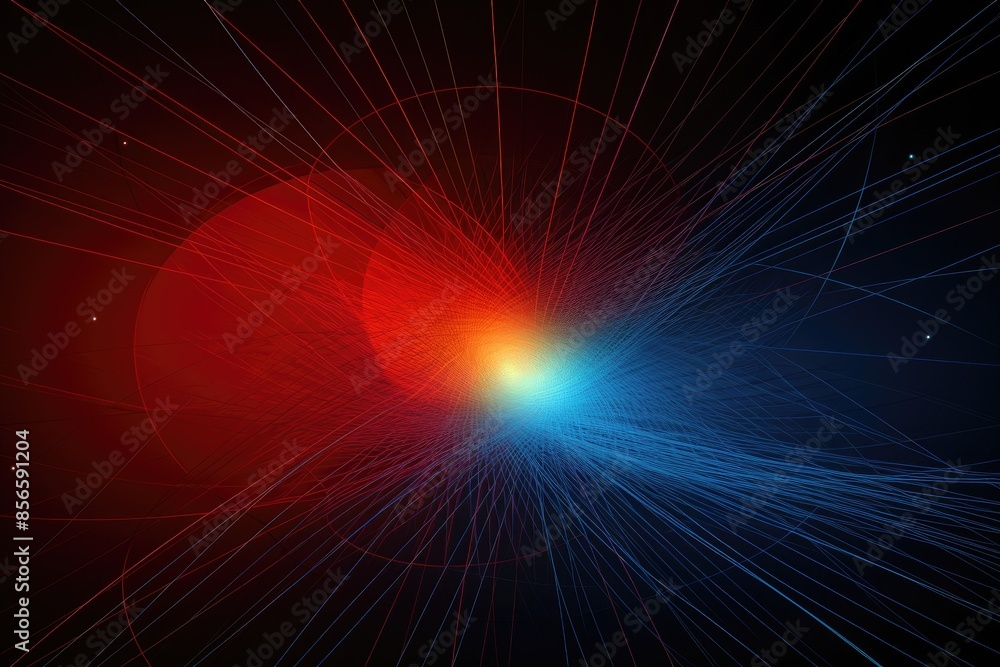 Fototapeta premium Abstract colorfull spirograph line background wallpaper design images