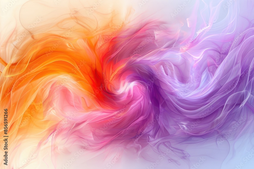 Fototapeta premium Abstract colorfull spirograph line background wallpaper design images