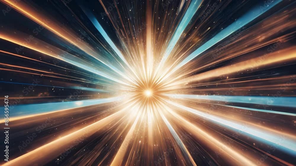 Star Explosion Speed Light Effect - Blue and Yellow Radial Zoom Burst Star Explosion Speed Light Effect - Blue and Yellow Radial Zoom Burst