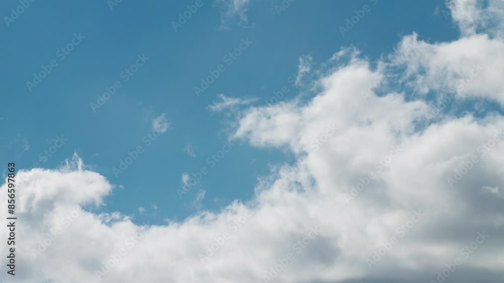 Clear blue sky with clouds Clear blue sky with clouds