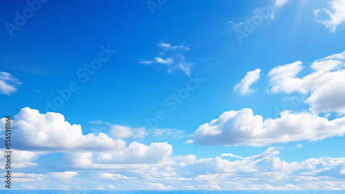 Blue sky with clouds