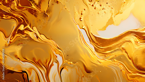 Gold and white marble textured background