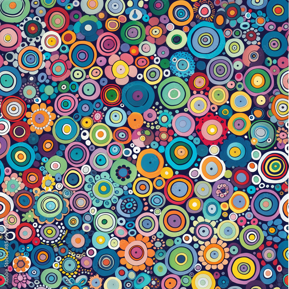 Colorful Circle Pattern Colorful Circle Pattern