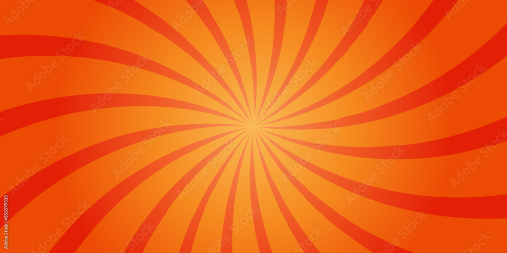 Vector Abstract orange sun rays and sunburst backdrop background. seamless retro vintage burst sunrise sunbeam element spiral striped illustration sunray template wallpaper design. Vector Abstract orange sun rays and sunburst backdrop background. seamless retro vintage burst sunrise sunbeam element spiral striped illustration sunray template wallpaper design.