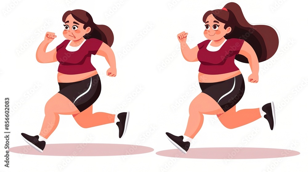 Energizing One-Minute Slimming Exercises Performed by a Motivated Young Woman, Promoting Quick and Effective Fitness Energizing One-Minute Slimming Exercises Performed by a Motivated Young Woman, Promoting Quick and Effective Fitness