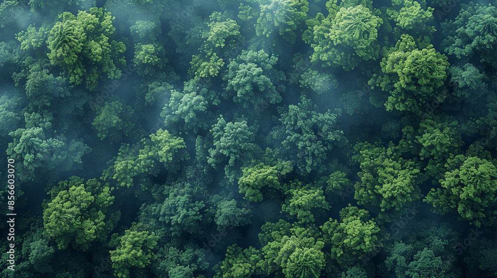 Aerial top view forest tree, Rainforest ecosystem and healthy environment concept as wallpaper background illustration Aerial top view forest tree, Rainforest ecosystem and healthy environment concept as wallpaper background illustration
