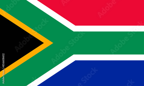 South Africa national flag vector illustration.