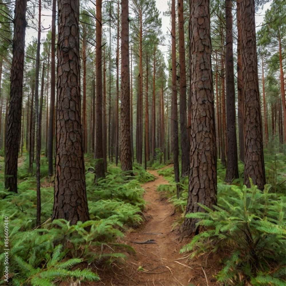 pine forest images created by AI pine forest images created by AI