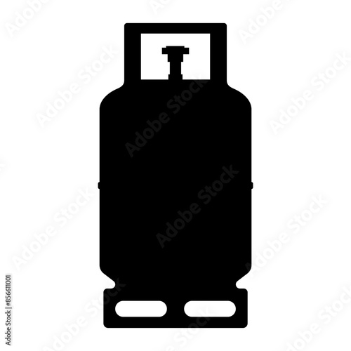 Gas cylinder LPG tank icon