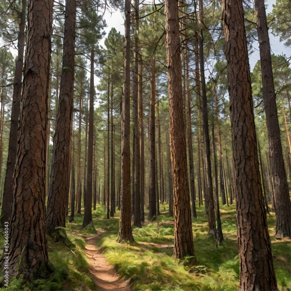 pine forest images created by AI pine forest images created by AI