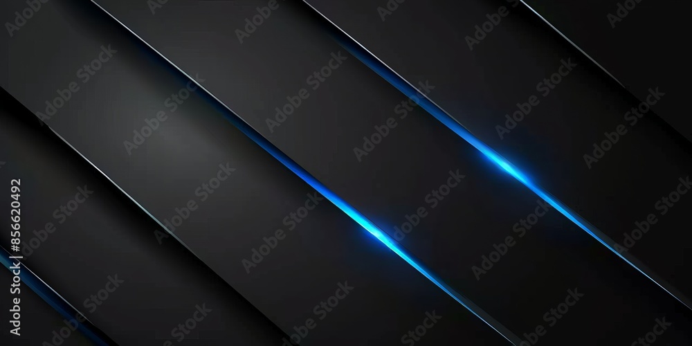 Abstract Black and Blue Geometric Background Abstract Black and Blue Geometric Background