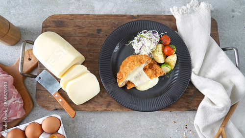 Pork Cutlet with Healthy Ingredients