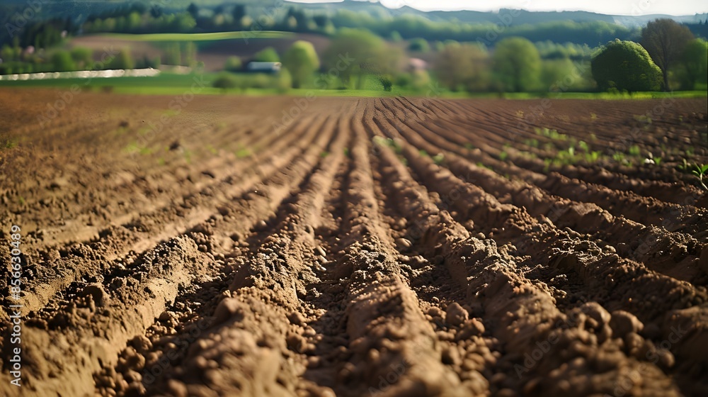 rows of field rows of field