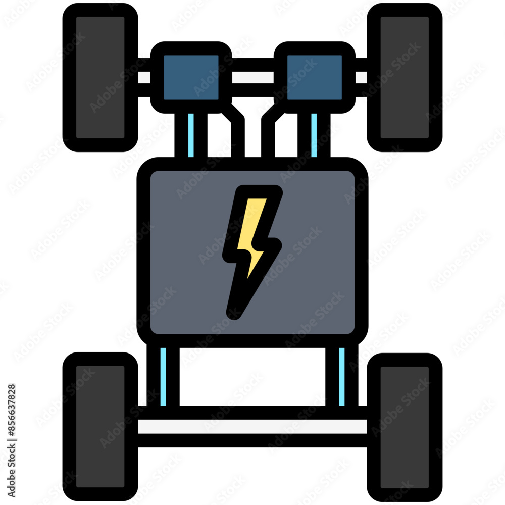 Drivetrain lineal multi color icon, related to EV, electric vehicle, transportation, electric car and technology theme. use for modern concept, web and app development Drivetrain lineal multi color icon, related to EV, electric vehicle, transportation, electric car and technology theme. use for modern concept, web and app development