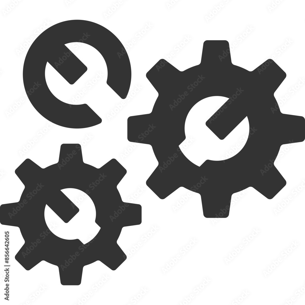 Gears Machinery Icon