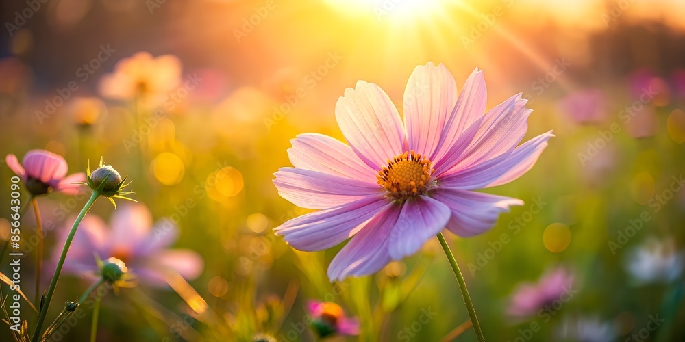 A close-up of delicate wildflower petals, with a blurred background of a vibrant meadow in the morning light. A close-up of delicate wildflower petals, with a blurred background of a vibrant meadow in the morning light.