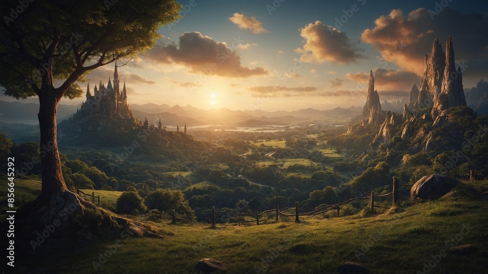 Fototapeta premium wallpaper cartoon klasik