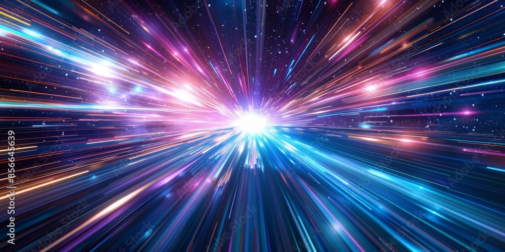 Cosmic Speed: A Blast of Light and Color Cosmic Speed: A Blast of Light and Color
