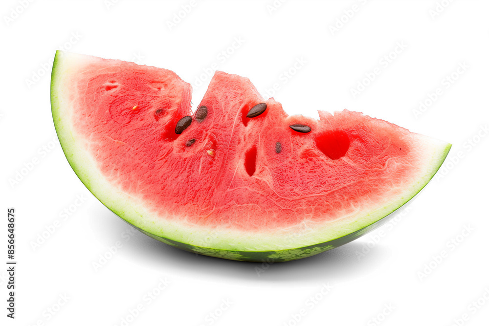 isolated slice of watermelon isolated slice of watermelon