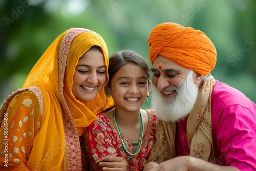 capture the warmth and togetherness of a vaisakhi family photo