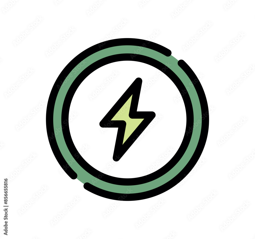 Eco related icon outline and linear vector.
Eco related icon outline and linear vector.