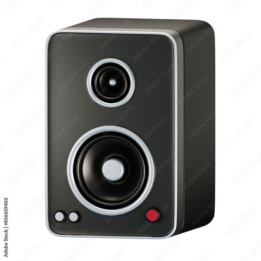 speaker 3D illustration. speaker 3D illustration.
